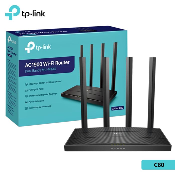 رواتر  TP-LINK C80 AC 1900